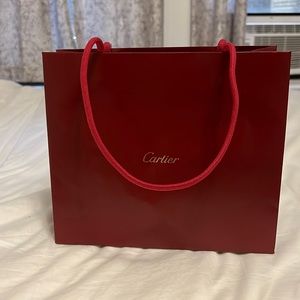 small cartier shopping bag